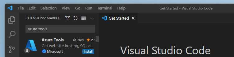 Visual Studio Code Darstellung